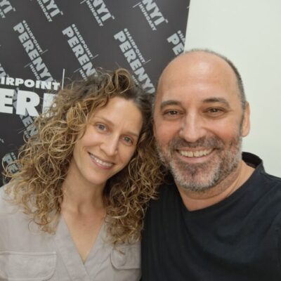 Adam Perenyi with curly hair woman style