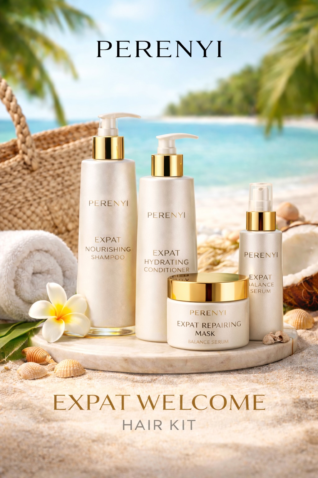 Perenyi Expat Welcome Hair Kit Solution Mauritius 2026 Set